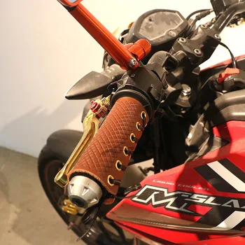 Universalus Motociklas Rankiniai Spaustuvai Apima išilginis Apsaugų Oda Ne Slydimui Apsaugų Kawasaki Yamaha ATV Honda Yamaha Harley