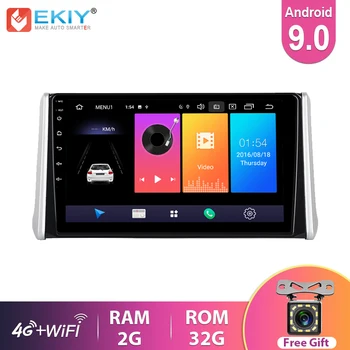 EKIY Android 9.0 Toyota RAV4 XA50 2018-2020 Automobilio Radijo Navigacijos GPS Multimedia Vaizdo Grotuvas Stereo BT FM Headunit 2 Din DVD