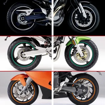 Motociklo Rato 3D Lipdukas Atspindintis Ratlankio Juosta Auto Lipdukai Juosteles Suzuki SFV SV 650 TL1000S 600 750 KATANA B-KING RM125
