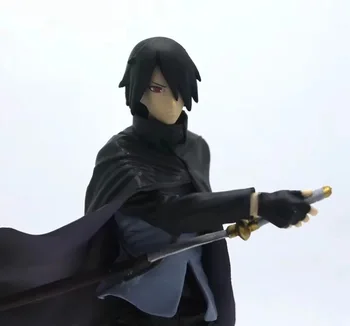 Anime Naruto Boruto Kartoms Sasuke Uchiha Žolės Skutimosi Kardas PVC Veiksmų Skaičius, Vaikų Žaislai Kolekcionuojamos Lėlės Modelio 16cm