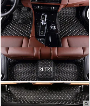 Geros kokybės kilimėliai! Custom specialių automobilių kilimėliai Volvo XC90 7 sėdimos vietos-2002 vandeniui patvarus automobilių kilimų XC90 2012