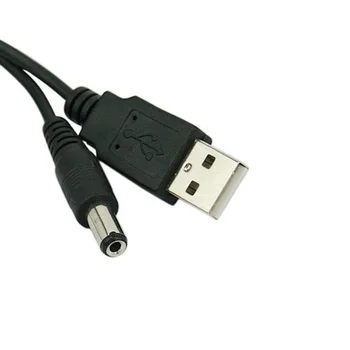 USB Prievadas 5,5 mm / 2.1 mm 5V DC Barelį Lizdas Maitinimo Kabelio Jungtis DU55