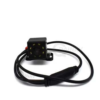 Automobilio Galinio vaizdo Kamera Universalus 8 LED Naktinio Matymo 170 Platus Kampas, HD vandeniui atbulinės eigos kamera su AV sąsajos