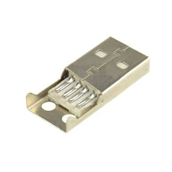 1PCS USB 2.0 Tipas A Kištukas 4-pin Female Adapter jack Jungtis Plastikinis Dangtis
