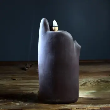 Keramikos Dūmų Moliuskui Smilkalų Degiklis Kūgio Lazdos Laikiklis Censer Kūrybos Namų Puošybai Ornamentu