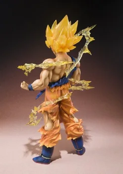 BANDAI Dragon Ball Z Super Saiyan Sūnus Gokas Veiksmų PVC Kolekcijos Modelis Žaislas Anime Pav Žaislai Vaikams