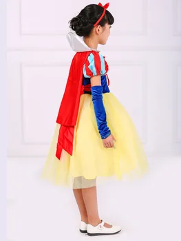 Mados Kostiumas Helovinas Enfant snieguolė Baby Girl Dress Kostiumai Vaikų Žalsvai 2019 Princesė Šalies Simbolį Mergina Suknelės