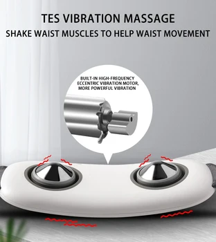 Atgal Massager Atsipalaiduoti Raumenų Massager Naudoti Namuose Stuburo Juosmens Juosmens Skausmo Šildymo Vibracijos, Elektros massager
