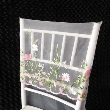 100 VNT Nemokamas Pristatymas Rožinė nuostabi vieta Chiavari Kėdė Padengti MEMO Stiliaus Kėdė Gaubtu Nėrinių Kėdės apima