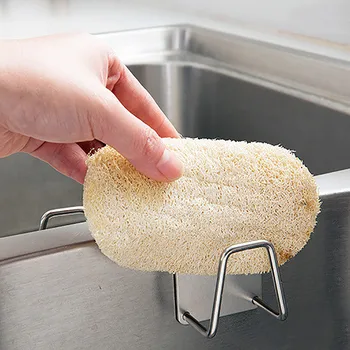Virtuvės stalčiuko nerūdijančio plieno Sponge stalčiuko vonios kambarys organizatorius stalčiuko Lentynos 3pcs W1209