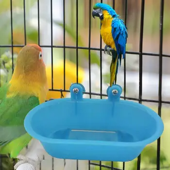 Paukštis Vonia su Veidrodžiu Žaislas gali būti sutvirtinti Papūga Vonios kambarys, Vonia Mažųjų Brids Kanarų Budgies Papūgos