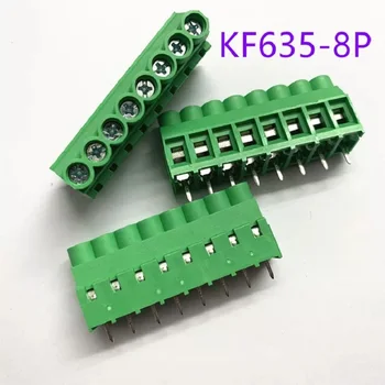 1pcs KF635 Varžtas tipas Laidų terminalo didelė srovė 30A vielos jungtis pikis 6.35 mm/2p/3p/8p KF635