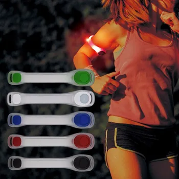 Multi-color Naktį Jojimo, Bėgimo LED Raištį Šviesos Lauko Sporto Rankos Atspindinčios Juostos Įspėjimo Saugos Diržas, Rankos Dirželis