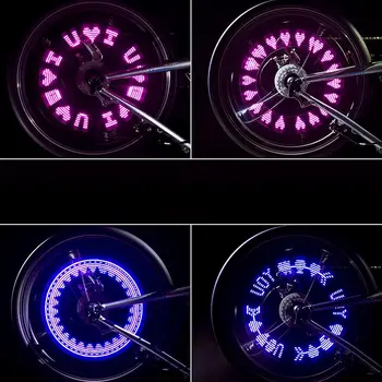 LED Motociklo, Dviračių, Dviračių Signalas Varantys Petnešomis Šviesos 30 Spalvas Pakeisti Lauko Sporto Šviesos