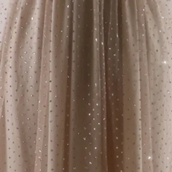 Naujas Prabangus suknelė Moterims Seksualus Nėriniai Kietas Rankovių giliai V-kaklo, Nugaros, Tuščiaviduriai Ilgas Šalis, vestuvių Elegantiško Tinklelio Suknelė