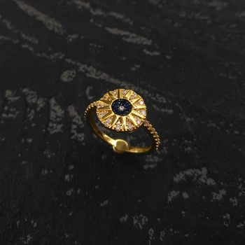 925 Sterlingas Sidabro Žiedas Monakas Žiedai Moterims Cirkonis Velnio Akis Seahorse Žuvų Žvaigždė Žiedas Aukso Sužadėtuvių Žiedas Papuošalai