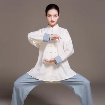 Chi, drabužių vienodų drabužių wudang moterų kung fu vienodi marškinėliai, kelnės, kostiumas chi kostiumas TA556