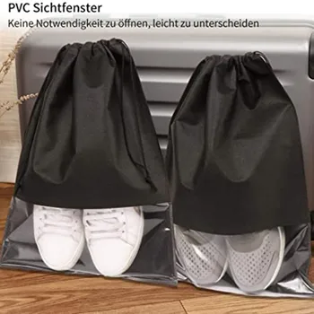10 vienetų batų saugojimo krepšys daugkartinio naudojimo medvilnės daržovių maišelis batų saugojimo krepšys namų ruoša saugojimo reikmenys корзины для хранения 6*