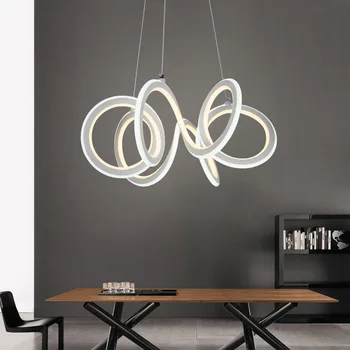 Šviestuvo modernus minimalistinio kūrybinė asmenybė mados LED restoranas gyvenimo kambario, miegamasis baras liustra