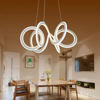 Šviestuvo modernus minimalistinio kūrybinė asmenybė mados LED restoranas gyvenimo kambario, miegamasis baras liustra