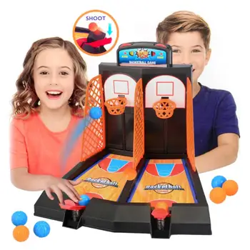 Smagios Dėlionės iš Tėvų-vaikų Interaktyvaus Stalo Žaidimas Mini Krepšinio aikštelė Dviejų Pirštų Jection Krepšinio Mašina, Vaikams, Vaikų Dovanų