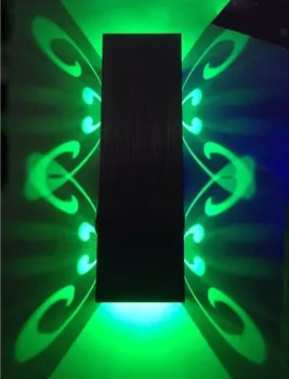 Led aliuminio sienos lempos koridoriuje baro fono šviesos efektas lubų šviesos sienos dekoratyvinis 2VNT