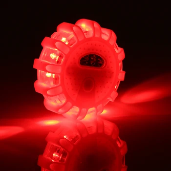 LED Avarinis automobilių Žibintai Kelių Raketos Įspėjimo Naktį Žibintai Pakelės Disko Švyturys Raudona Mėlyna Led kelių Policijos Led Šviesos