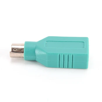 1PCS USB Moterų ir Vyrų Adapteris Keitiklis PS2 Kompiuterio Klaviatūra Pelė PLG Adapteris Keitikliai