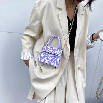 INovedad de 2020! Bolso de mujer de moda de Spalvos elektrinė de Corea, Mini bolso de mano para mujer, bolso Atsitiktinis con cinturn,