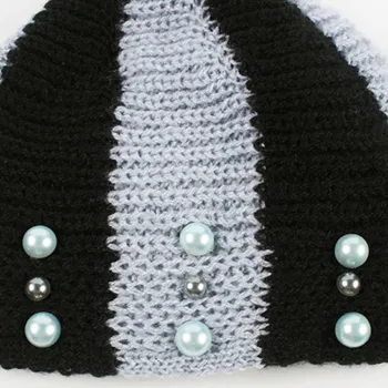 Žiema Rudens Mados Moterų Vilnos Megzti Beanies Kepurės Nekilnojamojo Pompom Kepuraitė Skrybėlės Moterims