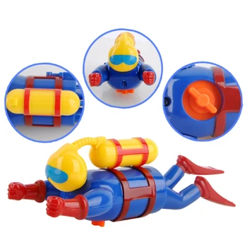 Naujas Plaukikų Scuba Diver, Žaisliniai Vėjo Iki Clockwork Jūros Kūdikių Vonios Žaislas Vaikams Žaislas