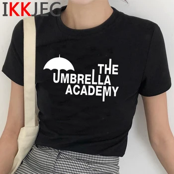 Umbrella Academy t-shirt moterims, grunge spausdinti pora drabužių marškinėlius (t-shirt streetwear