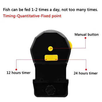 Reguliuojamas Akvariumas Automatinė Žuvų Maisto Finansuojančiojo Žuvų Bakas Smart Laikmatis Finansuojančiojo su 2 Žuvų Maisto Balionėliai, Akvariumo Reikmenys