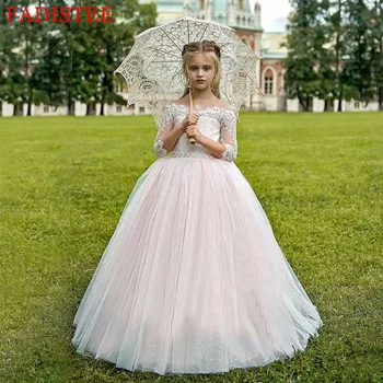 Mergina Suknelės Vestuvėms Inscenizacija Suknelės Vaikams Prom Dress Up Šventosios Komunijos Suknelės Mergaitėms