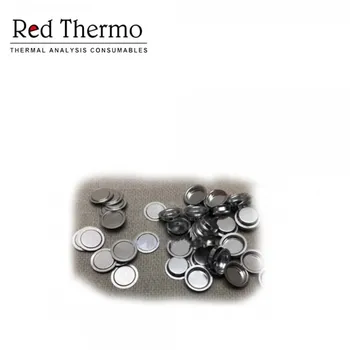 Aliuminio Mėginio Keptuvės ir Apima D7*2mm už PerKinElmer dsc visos dsc ląstelių dsc priedai dsc aliuminio keptuvės Raudona Thermo100pcs/daug