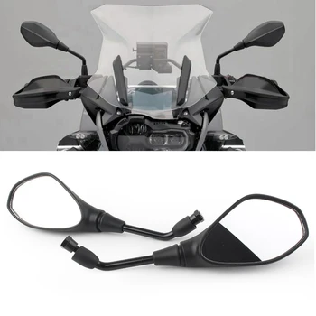 2vnt Universalų Motociklo galinio vaizdo Šoniniai Veidrodžiai Laisvalaikio Stiliaus 10mm Teigiamas Temas Motociklo Galinio vaizdo Veidrodėlis