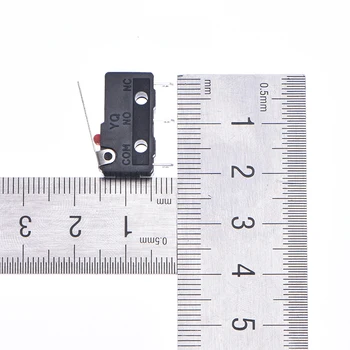 10 Vnt. Mini Micro Limit Switch Roller Svirties petys SPDT momentinio veikimo DAUG Didmeninės