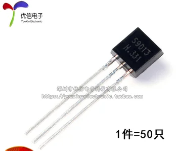 Xinyuan Tranzistorius S9013 0.5 A/40V 300mA NPN Tranzistorius-92 50pcs/daug