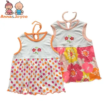 Merginos mielas suknelė kūdikių bakas kūdikių vasaros viršutiniai drabužiai mergaitėms, drabužiai kūdikio liemenė kūdikiui viršūnes TST0002