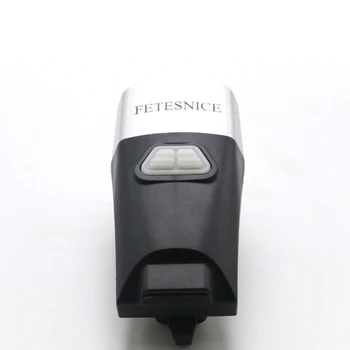 FETESNICE USB Įkrovimo Dviratį Dvigubas Šviesos Lempos Rutuliukų Rankenos priekinis žibintas LED+COB dviračio šviesos