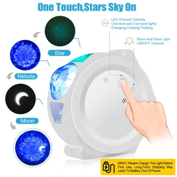 Spalvinga Žvaigždėtas Dangus Galaxy Projektoriaus Lempa Vaikų Miegamasis Star LED Nakties Šviesos USB Įkrovimo Projekcija Lempos Vaikai Dovanų Dropship