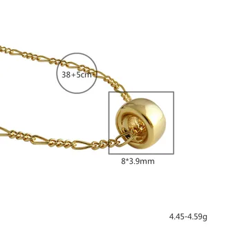 Flyleaf Aukso Geometrinis Kamuolys Perdavimo Karoliukai Karoliai & Karolius, Nekilnojamojo 925 Sterlingas Sidabro Karoliai Moterų Mados Fine Jewelry