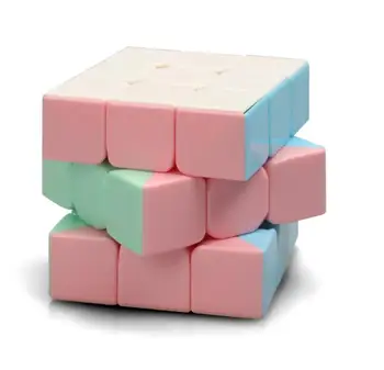 1pcs Ma Caron Spalva 3x3x3 Trijų Sluoksnių Magic Cube Kūrybos Kubas Spalvingos Dekoracijos Vaikams Vaikų Švietimo Žaislas