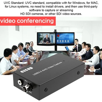 Didelės Spartos 1080P 60fps Universalus Live Transliacijos USB 3.0 Internetinių Mokymo Plug And Play Kompiuterio Grabber HAINAUT Vaizdo plokštė C