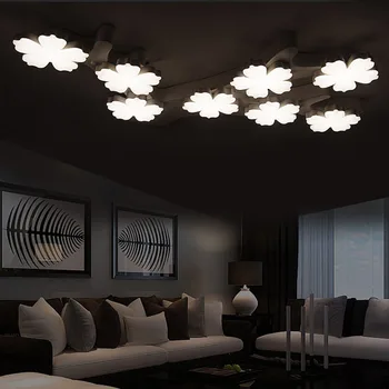 Kūrybinė asmenybė Lubų apšvietimo Post-modernus minimalistinis gyvenamojo kambario šviestuvai, miegamojo lempos slyvų LED Lubų Šviesos eilėje