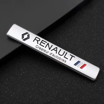 1PCS 3D Metalo Automobilių Lipdukai Uodega Emblema Ženklelio Lipdukai Renault Duster Megane 2 