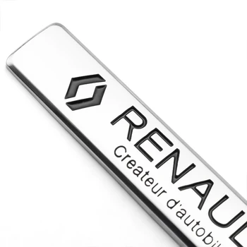 1PCS 3D Metalo Automobilių Lipdukai Uodega Emblema Ženklelio Lipdukai Renault Duster Megane 2 