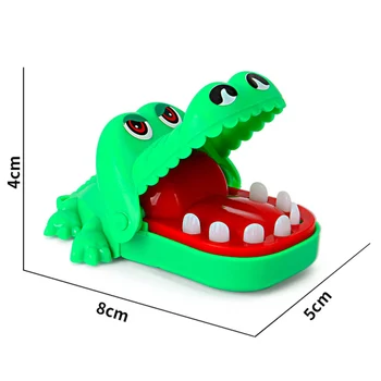 Kūrybos Mažo Dydžio Krokodilas Burną Stomatologas Bite Piršto Žaidimo Juokingi Gags Su Šviesos Ir Garso Žaislas Vaikams, Šeimai Šalis Žaisti Įdomus