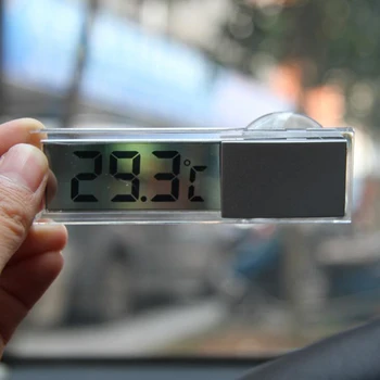 Dewtreetali Automobilio Elektroninių Skaidrus Laikrodis Grafiką su Gyvis Mini Skaitmeninis LCD Displėjus Automobilių Interjero Priedai