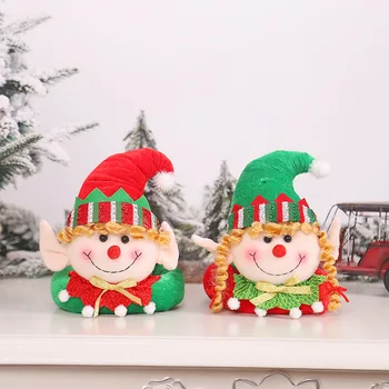 Kalėdų Langų Dekoracijas, Mielas Elf Lėlės Užuolaidų bakų tvirtinimo Kablys Namų Dekoro Atostogų